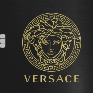 VERSACE MINIMALIST LOGO CARD